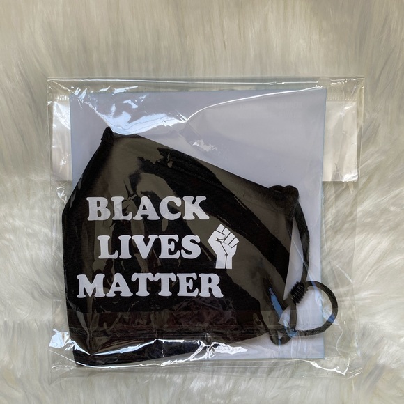 Hand Crafted Accessories - Black lives matter mask